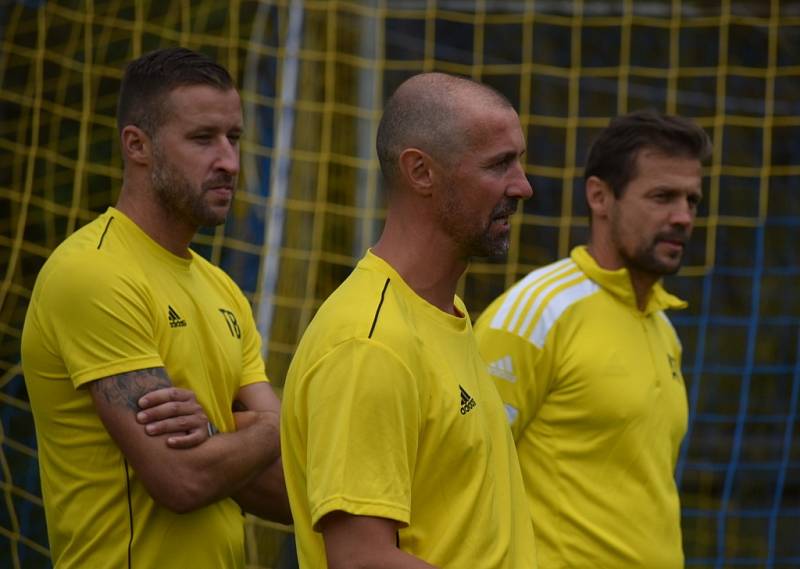 Fotbalisté Varnsdorfu zahájili letní přípravu na nový druholigový ročník. Jako trenér je vedl Miroslav Holeňák.