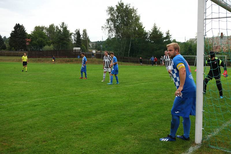 Střetnutí Horní Podluží – Mikulášovice 5:0.