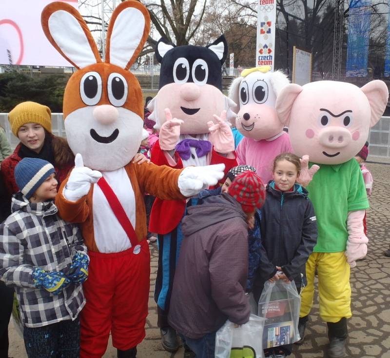 Školáci z Varnsdorfu si vyzkoušeli Olympijský park v Praze na Letné.