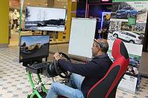 V Pivovaru je možné si vyzkoušet simulátor auta pro vozíčkáře.