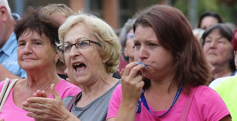 Druhá demonstrace za zachování provozu Lužické nemocnice.