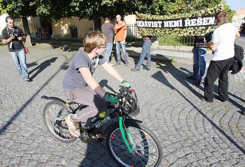 Další demonstrace ve Varnsdorfu 24.9. 