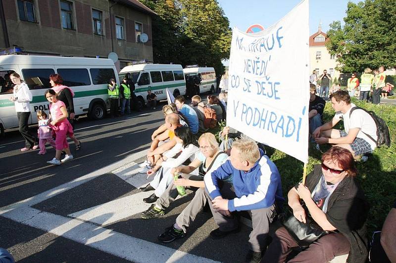 Další demonstrace ve Varnsdorfu 24.9. 