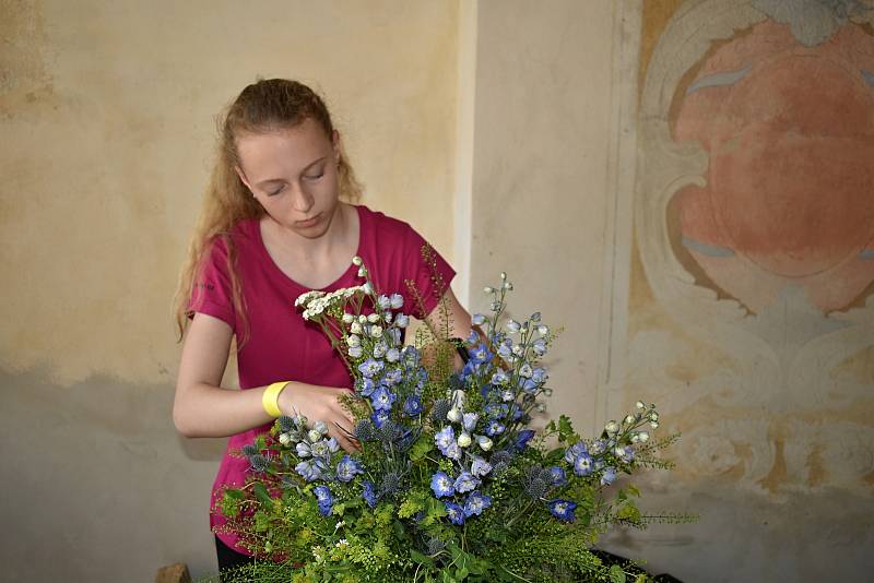 Na děčínský zámek se sjeli nejlepší floristé z Česka.