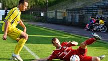 TŘI BODY si přivezl Varnsdorf z Třince, kde vyhrál 1:0.