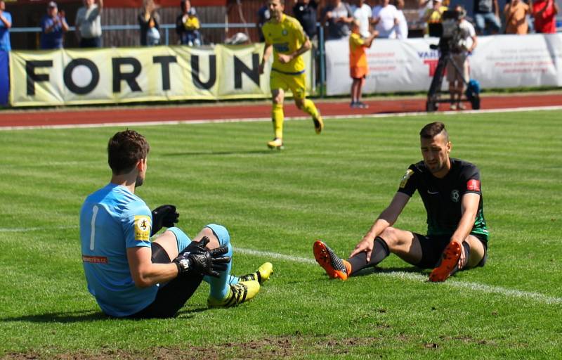 PORÁŽKA. Varnsdorf doma prohrál s Příbramí 2:5.