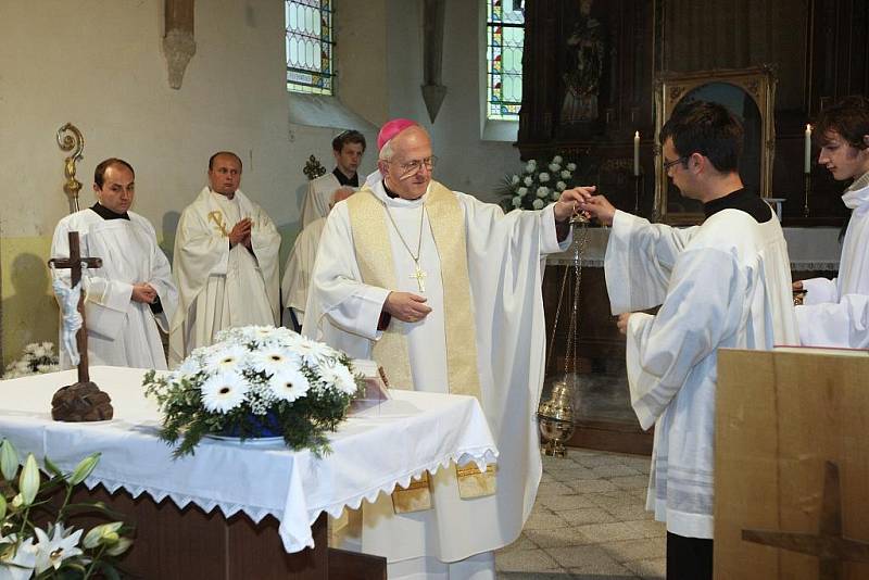 Jedlcké varhany požehnal litoměřický biskup Jan Baxant