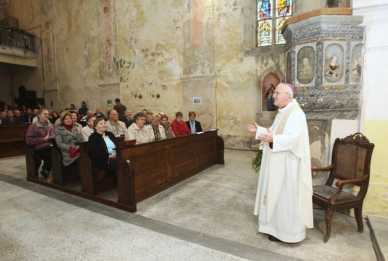 Jedlcké varhany požehnal litoměřický biskup Jan Baxant