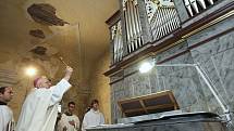 Jedlcké varhany požehnal litoměřický biskup Jan Baxant