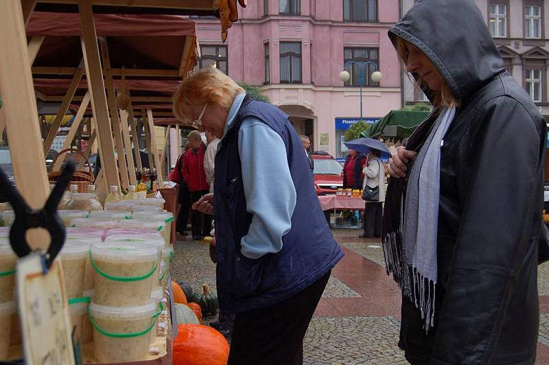 Po delší době se ve středu 29. září na děčínské Masarykovo náměstí vrátili trhovci.