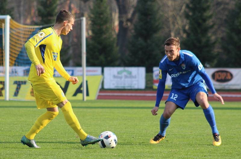 FORTUNA NÁRODNÍ LIGA. Varnsdorf doma přivítal nováčka z Vítkovic.