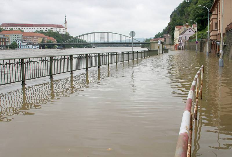 Povodně v Děčíně 4.6.2013