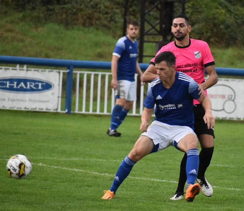 Krajský přebor: Jílové - Modlany 0:1 (0:0).