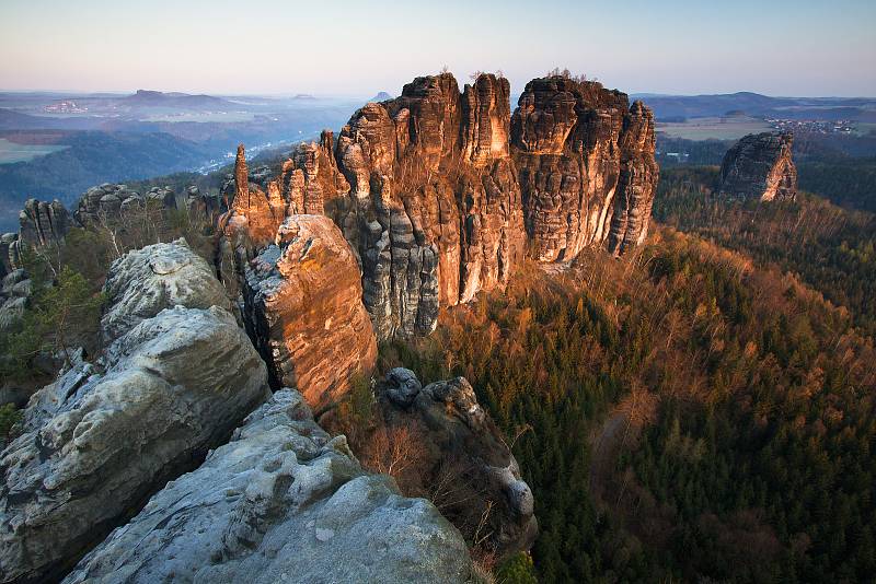 Schrammsteiny - Saské Švýcarsko.