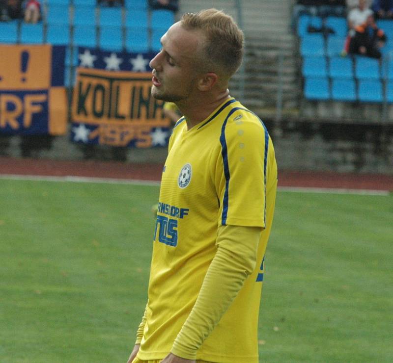 VARNSDORF (ve žlutém) doma remizoval se Žižkovem 0:0.