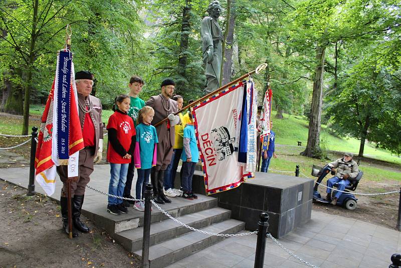 Sokolové si v Děčíně připomínali celý víkend výročí narození Miroslava Tyrše.