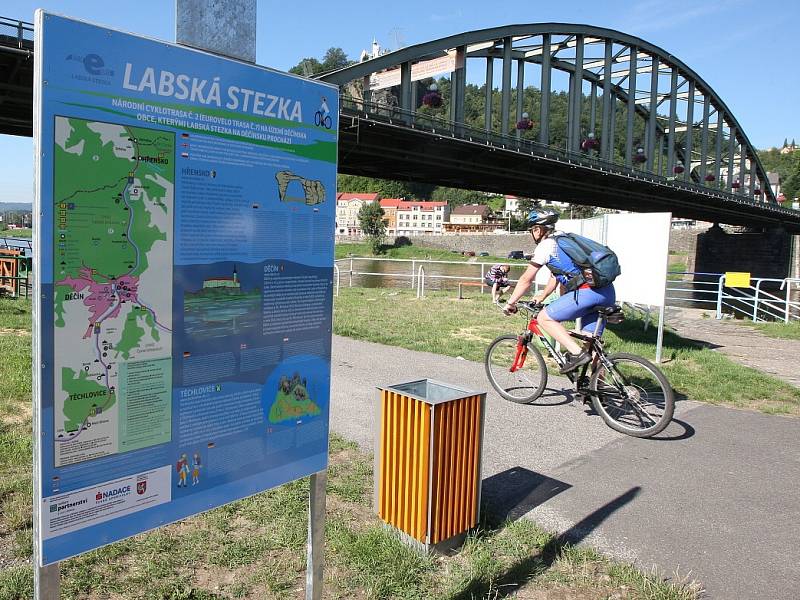 Labská stezka je páteřní cyklostezkou Ústeckého kraje.