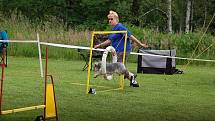 Dvoudenní psí závody agility Borec severu 2012 v Mikulášovicích.