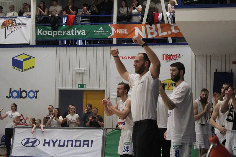Sport basketbal Děčín - Svitavy radost konec zápas postup