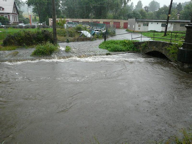 Velká voda v Rumburku.