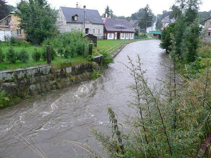 Velká voda v Rumburku.