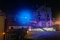 Ze zásahu hasičů při pátrací akci v Děčíně