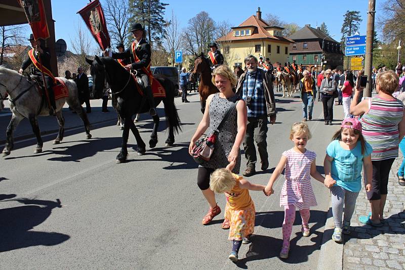 Velikonoční jízda v Mikulášovicích