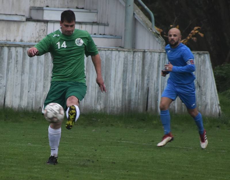 Fotbal, I.B třída: Křešice - Heřmanov 4:2.