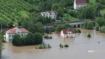 Povodně na Děčínsku  v červnu 2013.