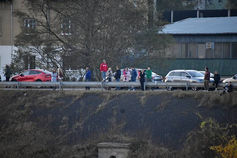 V děčínských loděnicích v Křešicích spustili na vodu nový tanker Trivento.