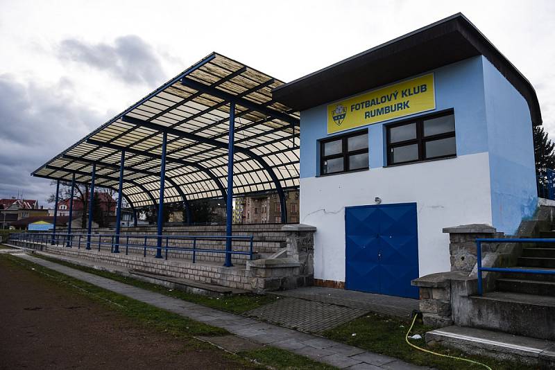 Atletický stadion v Rumburku.