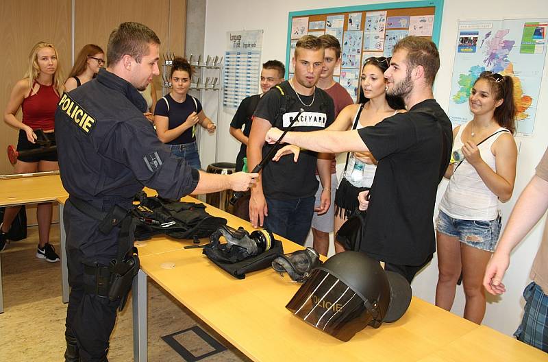 Safety road v Děčíně u knihovny byla určena pro studenty. 