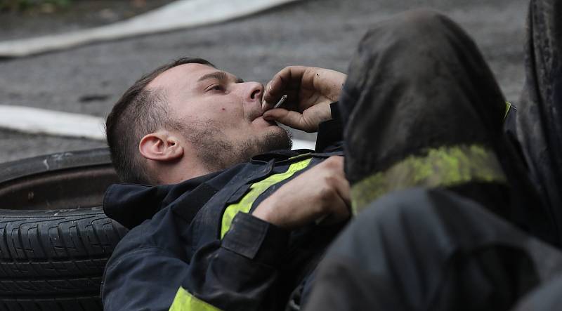 Symbolem požáru v Českém Švýcarsku se stala Mezná