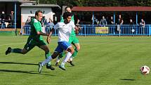 DALŠÍ JARNÍ VÍTĚZSTVÍ. Vilémov (v zeleném) doma porazil 2:0 Lovosice.