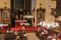 Letní Večerní prohlídka Lorety v Rumburku zahrnuje i klášterní kostel sv. Vavřince.