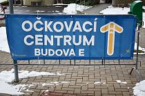 Očkovací centrum v děčínské nemocnici