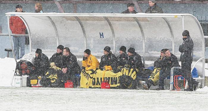 Souboj s Dynamem Drážďany rozhodla trefa hostujícího Dobrého, na kterou ústecký celek před třemi stovkami diváků odpovědět nedokázal.