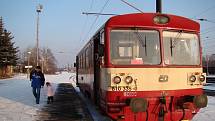 Poslední vlak Českých drah, který projel tzv. Kozí dráhu po celé trase Oldčichov u Duchcova - Děčín.
