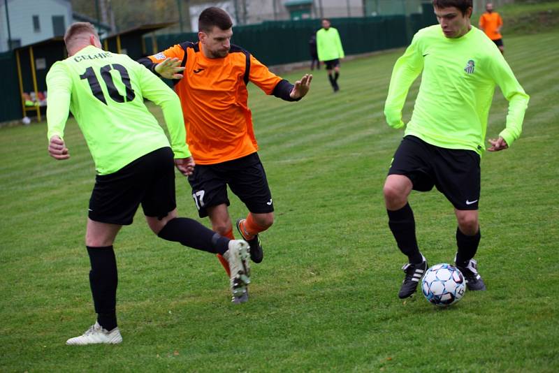 Horní Podluží (světlé dresy) doma porazilo Boletice nad Labem 4:1.