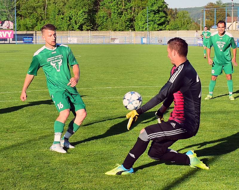 PARÁDA! Vilémov (v zeleném) doma porazil Srbice 4:0.