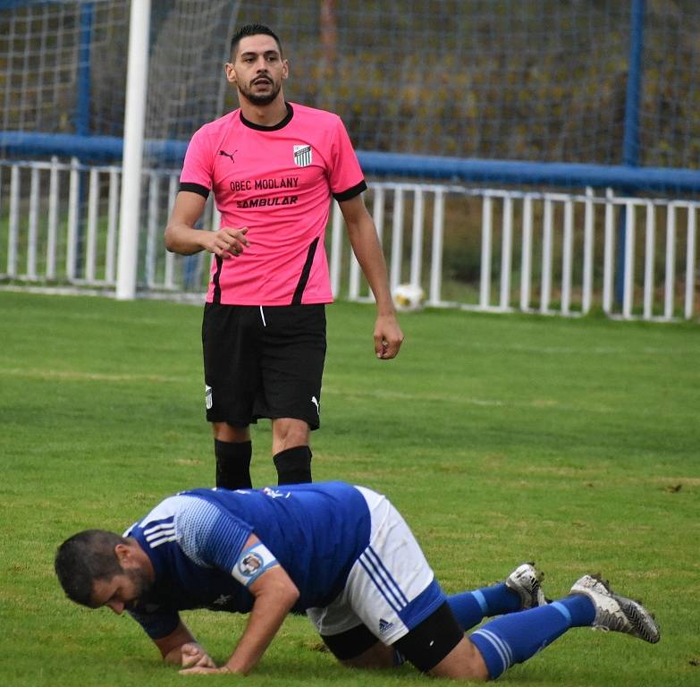 Krajský přebor: Jílové - Modlany 0:1 (0:0).