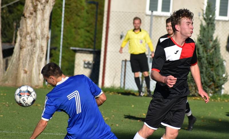 I.B třída, skupina A: Dobkovice - Dušníky 1:8 (0:5).