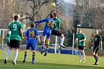 JÍZDA POKRAČUJE. Varnsdorf (v modrém) doma porazil 2:1 mostecký Baník.