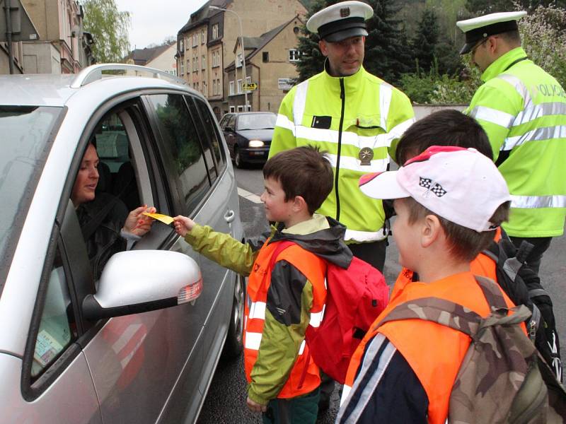 Dopravní den na ZŠ Vojanova Děčín.