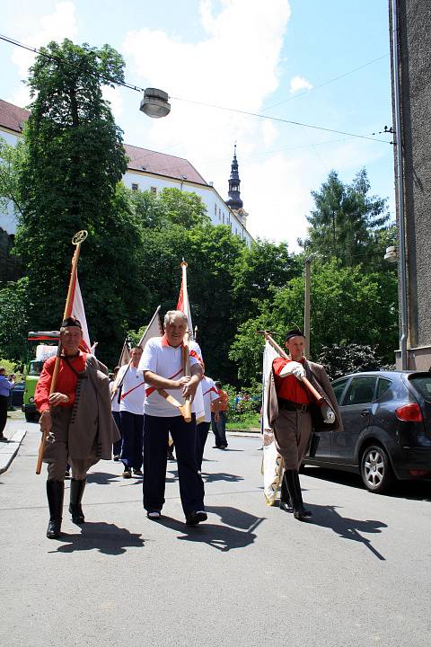 Krajský sokolský slet v Děčíně.