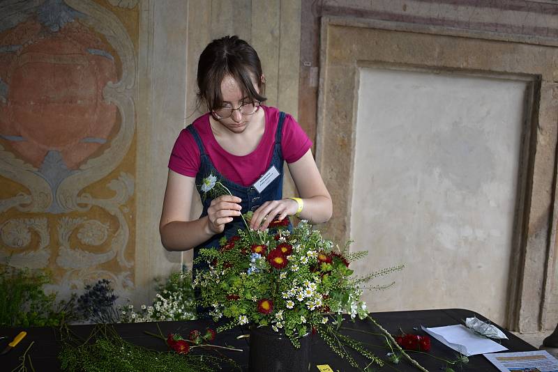 Na děčínský zámek se sjeli nejlepší floristé z Česka.