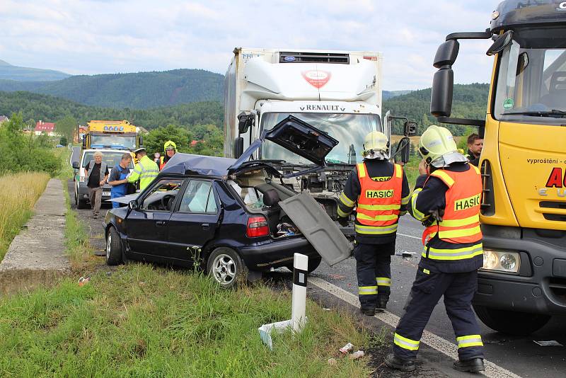 Smrtelná dopravní nehoda v Ludvíkovicích.