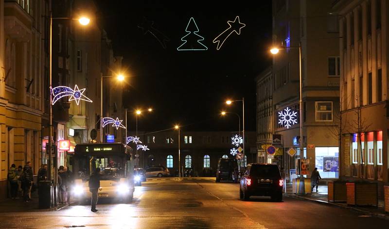 Děčín se vyladil do vánočního.