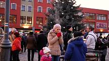 Rozsvícení vánočního stromu v Rumburku. Ilustrační foto