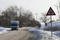 V České Kamenici a okolí jsou silnice sjízdné jen s velkou opatrností.